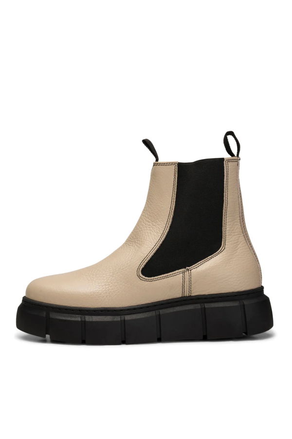 Fort Shoe The Bear Tove Chelsea Boot - Beige Leather
