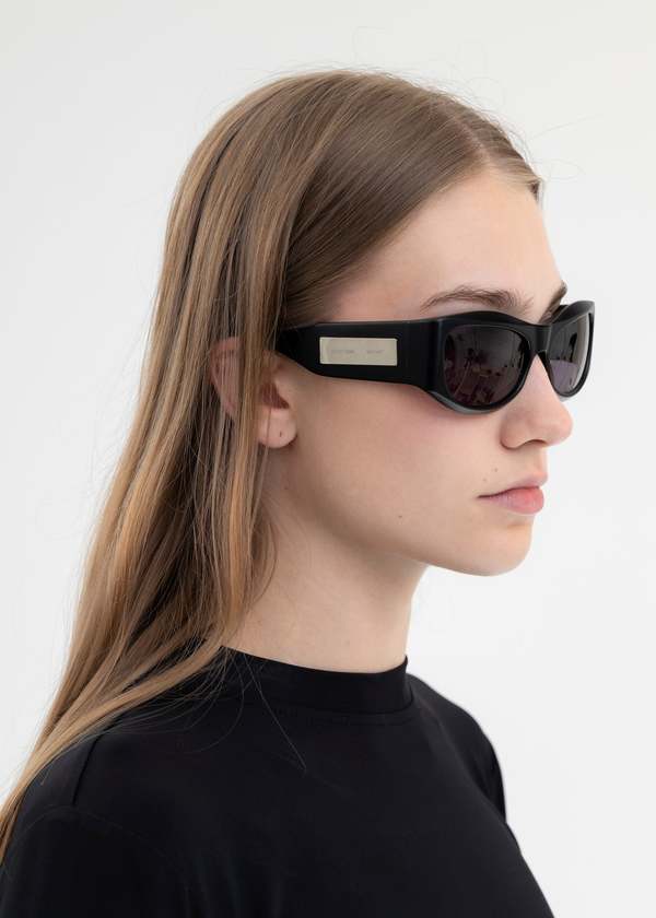 Heliot Emil Aether Sunglasses - Matt Black | Garmentory