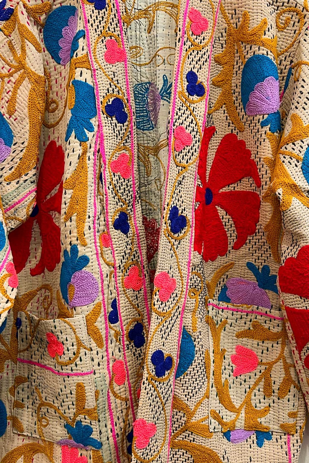 The Canyon Suzani Kantha Jacket Gerbera Jamesonii Garmentory