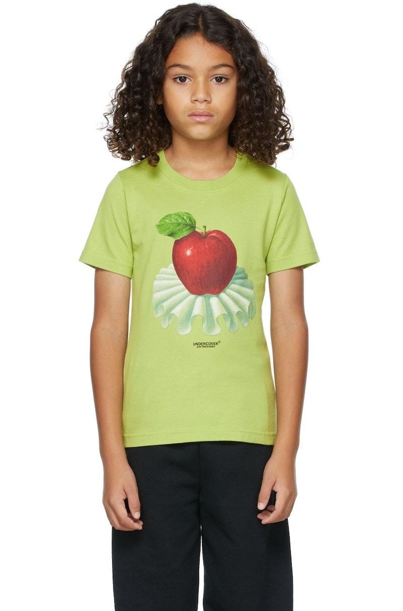 Kids Undercover Apple T-Shirt - Green | Garmentory