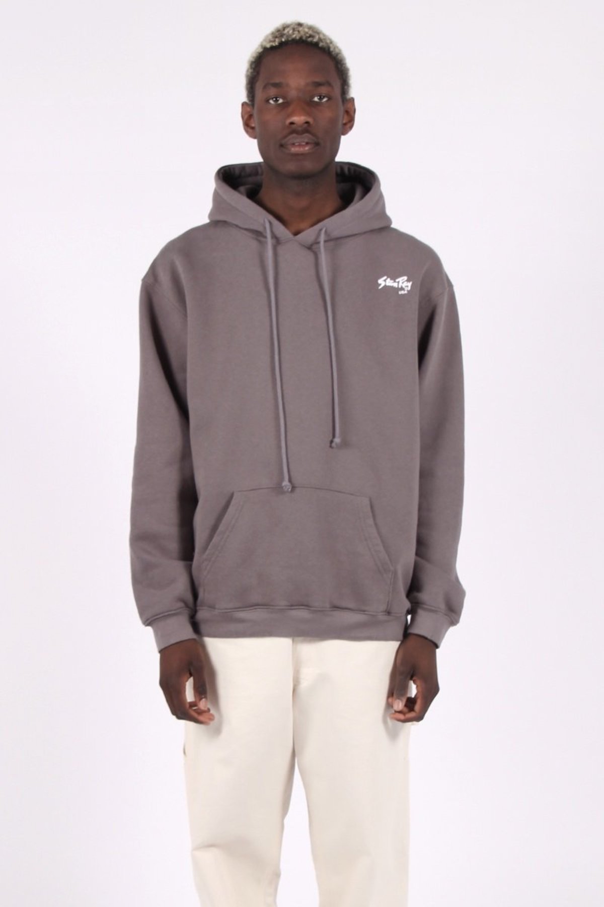 Stan Ray OG Logo Hoodie - Grey | Garmentory