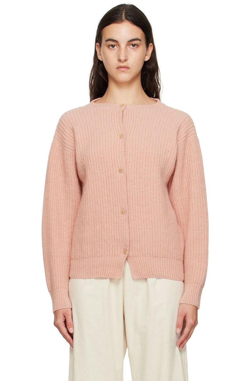 Baserange-Pink-Mea-Cardigan-