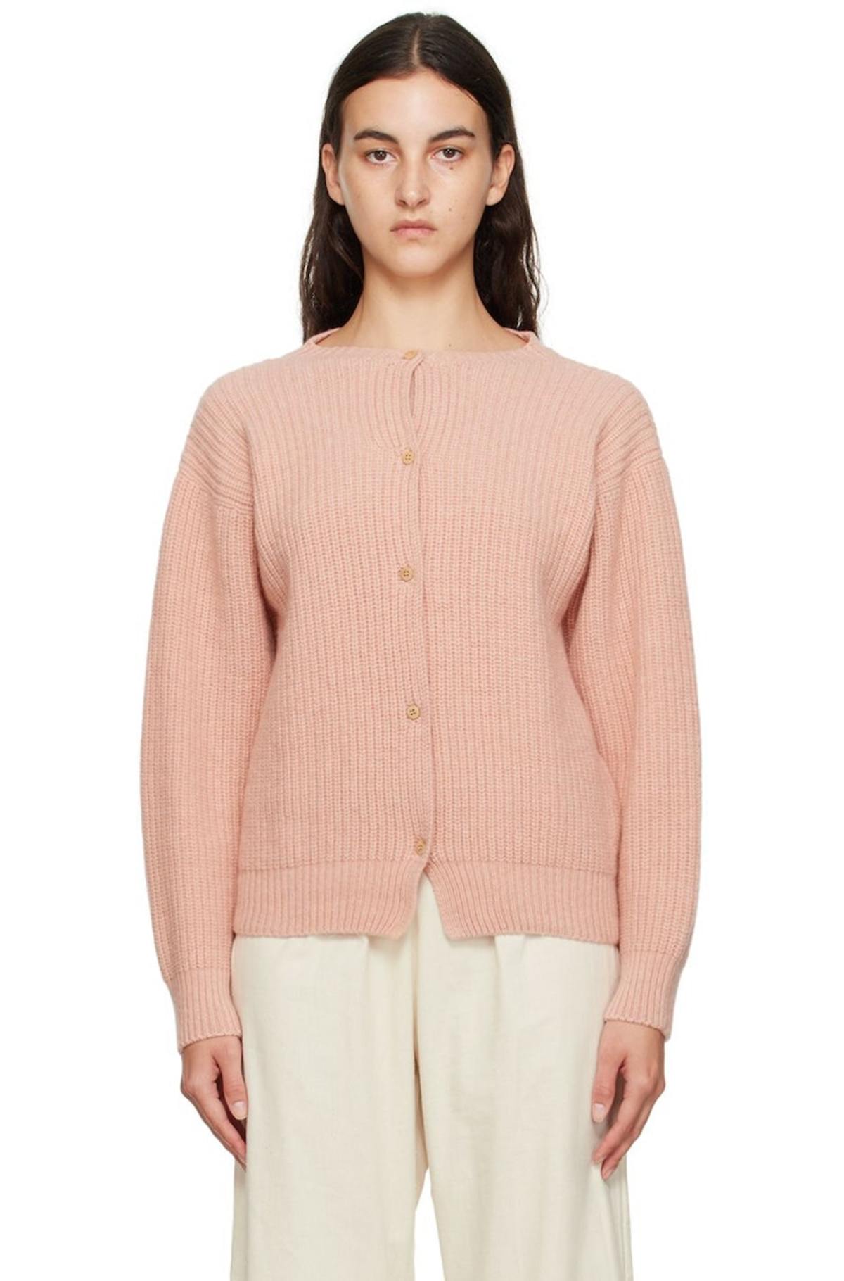 Baserange Mea Cardigan - Pink | Garmentory