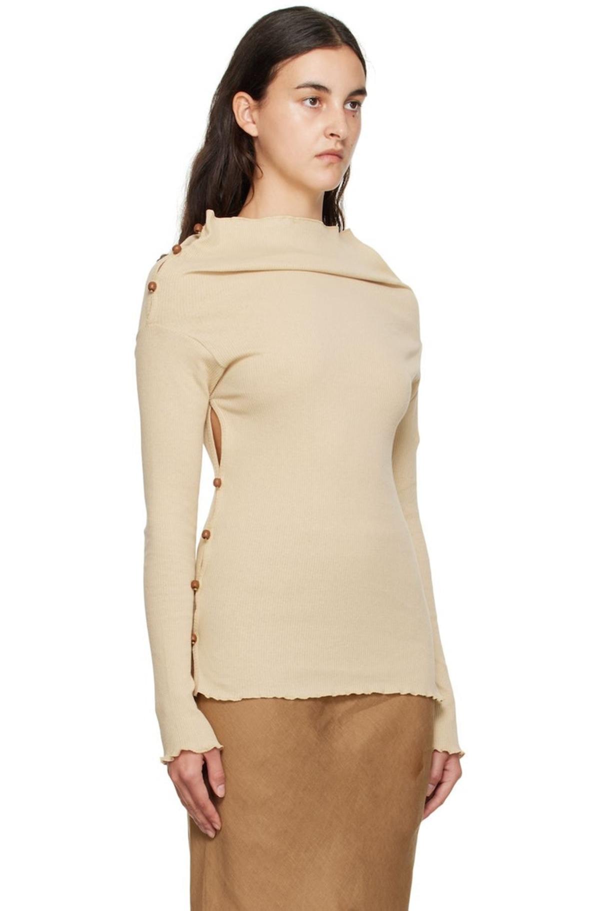 Baserange Soar Turtleneck in Teak Brown