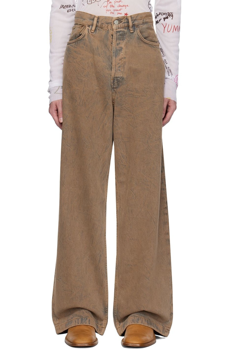 Acne-Studios-Brown-1989-Jeans-
