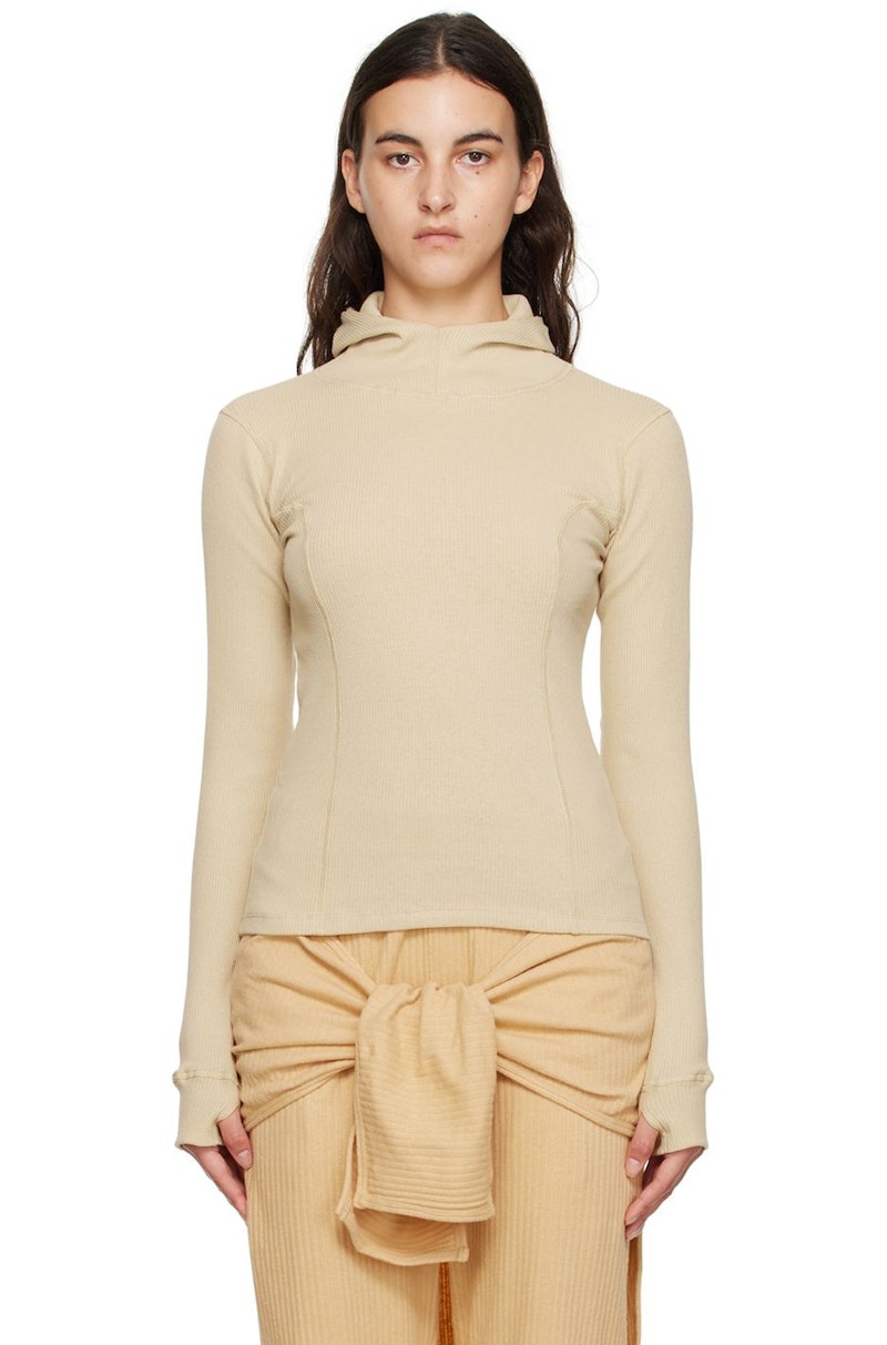 Baserange Hanifa Hoodie - Beige | Garmentory