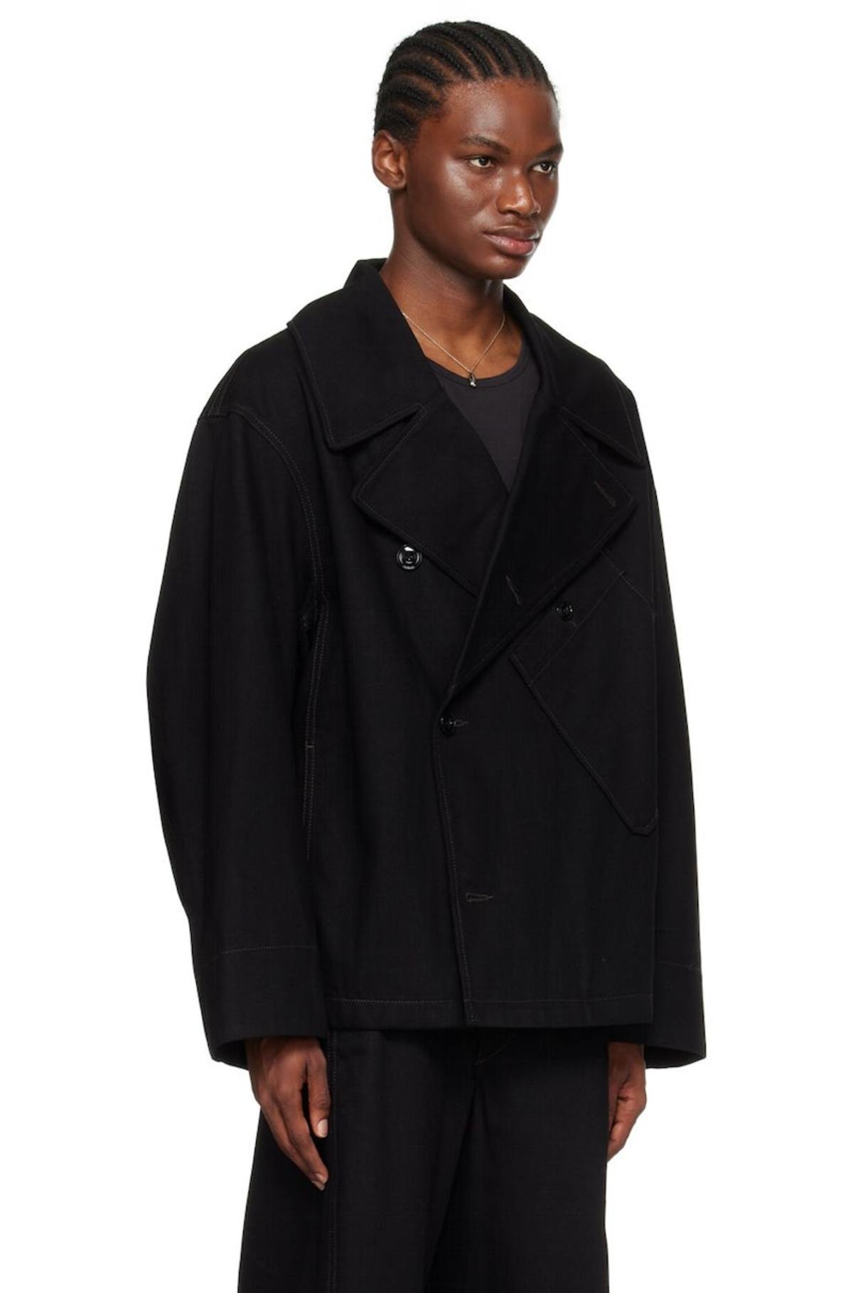 サイズs LEMAIRE dispatch デニムジャケット Lemaire Dispatch Denim Jacket - Black | Garmentory