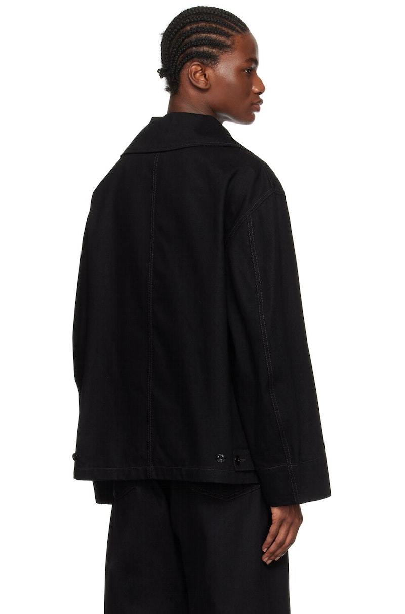 【LEMAIRE】DISPATCH JACKET size:XS BLACK Lemaire Dispatch Denim Jacket - Black | Garmentory