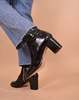 Ariana Bohling Carmen Ankle Boot - Black - Thumbnail 1