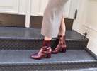 Ariana Bohling Carmen Ankle Boot - Vino - Thumbnail 5