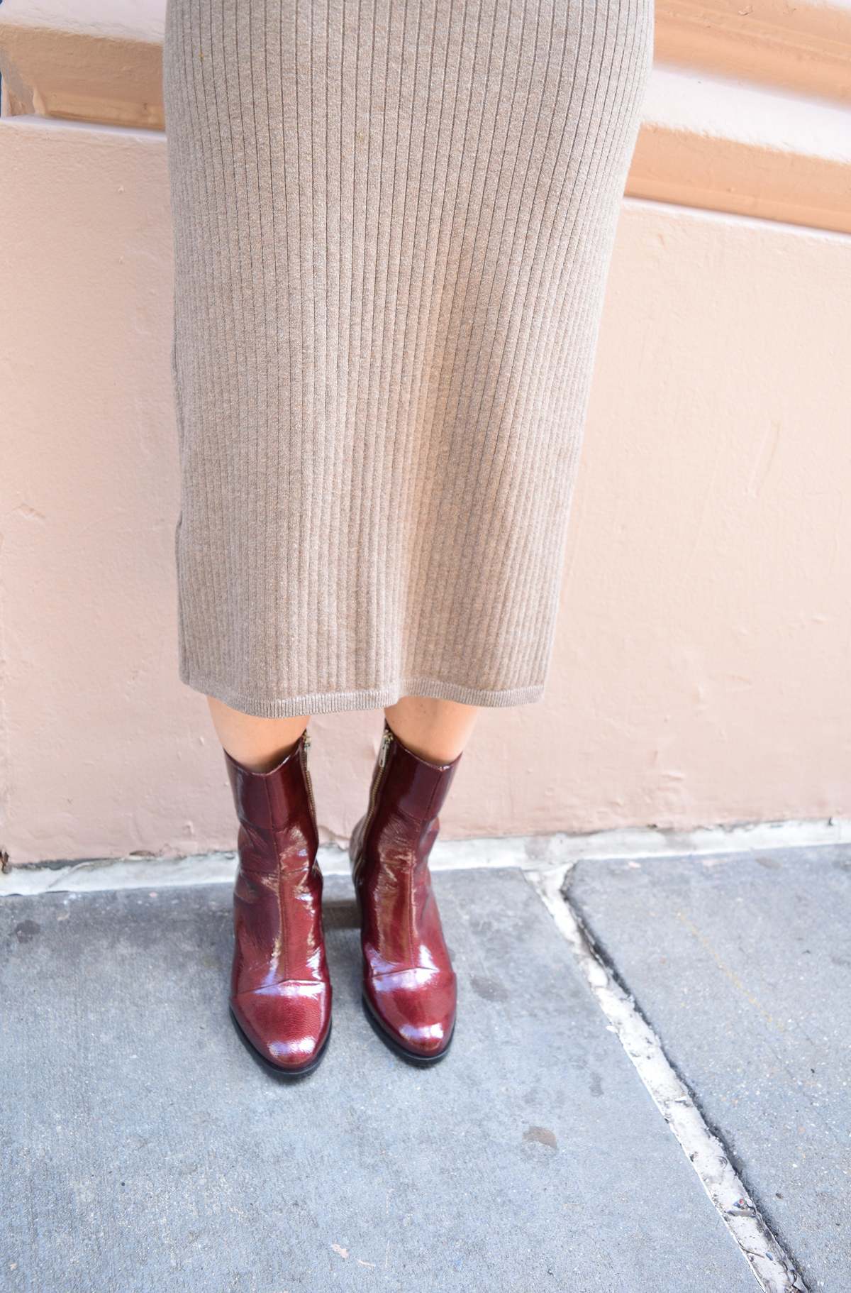 Ariana Bohling Carmen Ankle Boot - Vino - Image 8 of 10