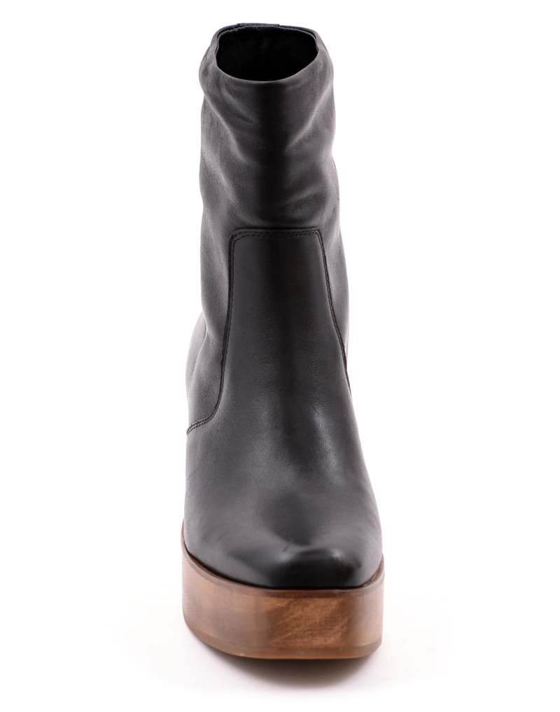 Ariana Bohling Clem Clog Bootie - Black