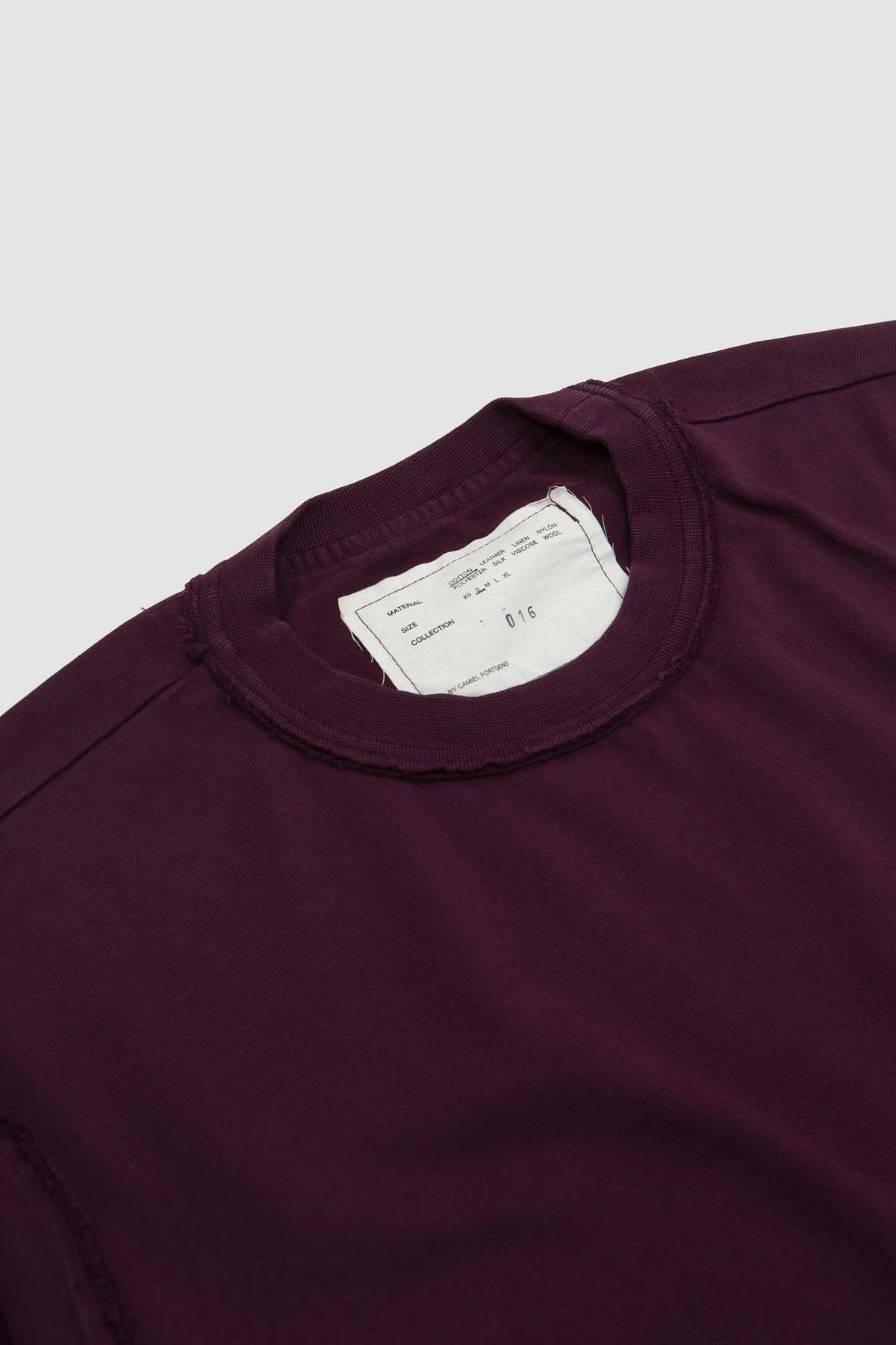 Camiel Fortgens Big Tee LS - Aubergine | Garmentory