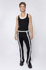 FANG Chain Link Knitted Tank - Black/White - Thumbnail 5
