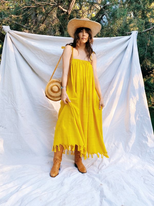 IDA+MOON SUNSHINE EARTH GODDESS DRESS XS-XL | Garmentory