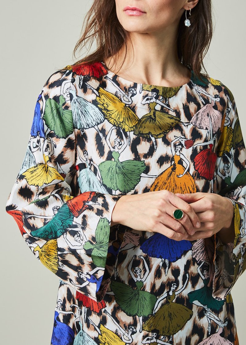 La Prestic Ouiston Madrid Silk Dress La Prestic Ouiston Madrid Silk Dress