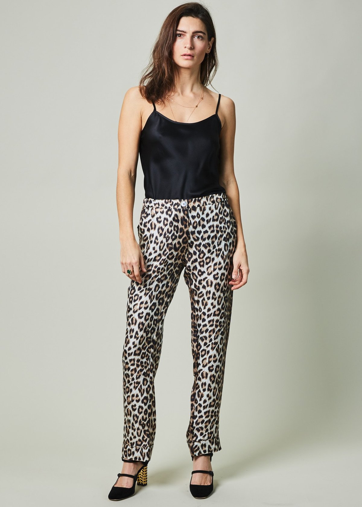 La Prestic Ouiston NY Silk Pant - Classic Panther - Image 2 of 6
