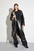 Saint Art Millie Patent Coat - Black - Thumbnail 1
