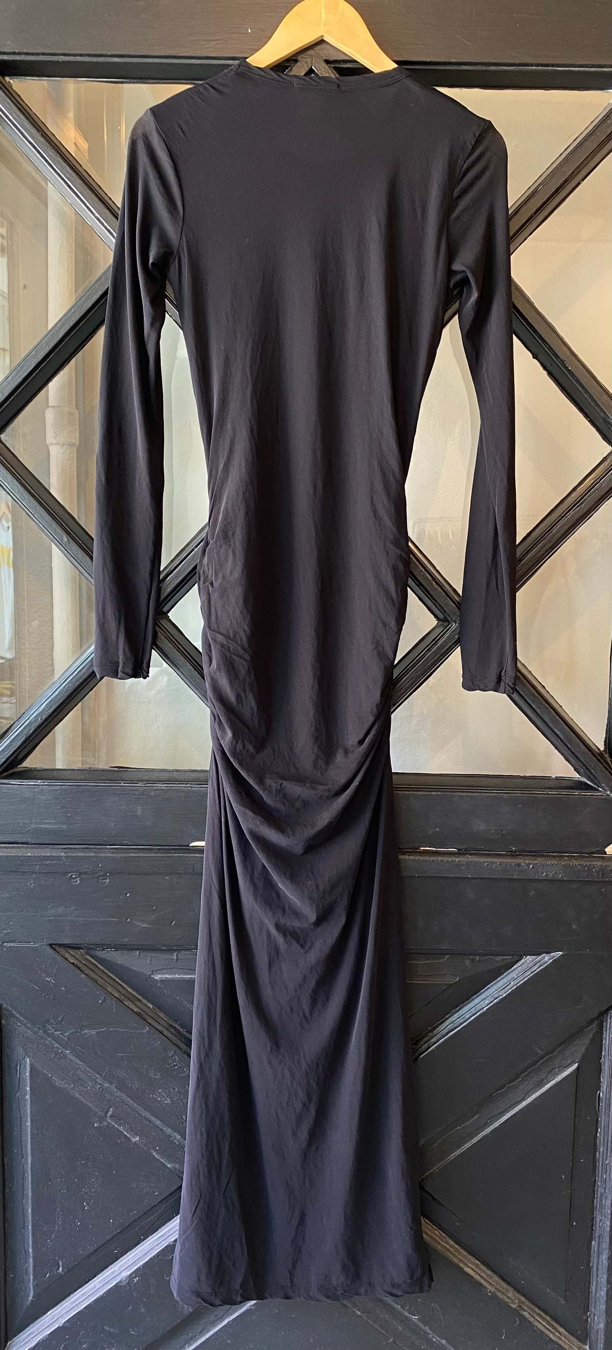 long sleeve overall dress Heather Grey Lace Tiered Overalls Maxi Dress