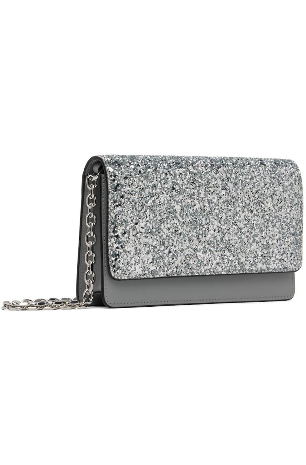 [Maison Margiela] Glitter Chain Wallet - Gold ☆送料込☆ Maison Margiela glitter-effect wallet-on-chain | Gold