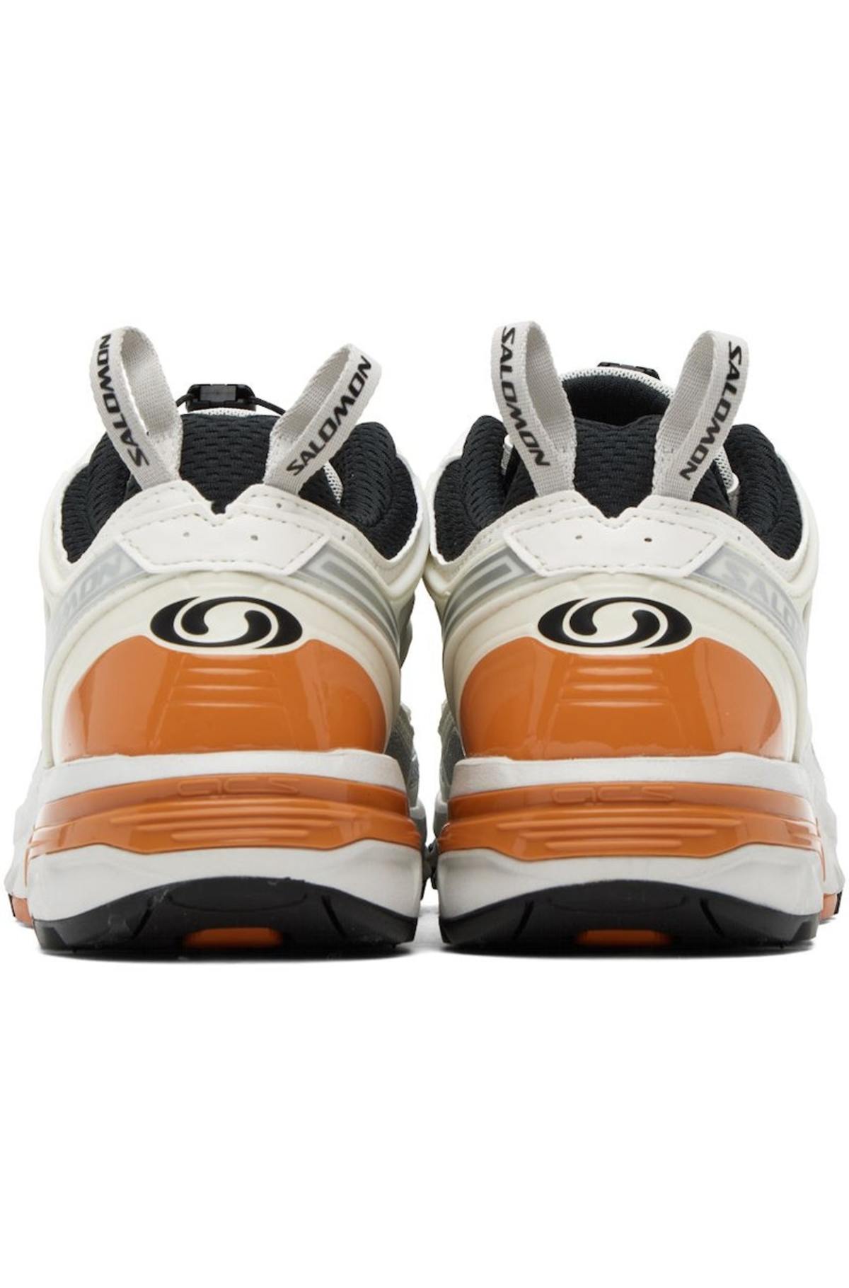 SALOMON Off-White ACS Pro Sneakers - Vanilla ice/Lunar rock/Tomato 
