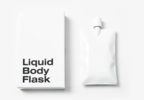 Prism  Areaware Flask  Liquid Body Flask - White - Thumbnail 1