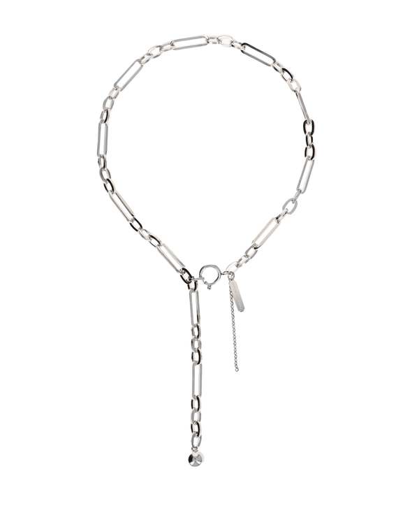 Justine Clenquet ALI NECKLACE - PALLADIUM | Garmentory