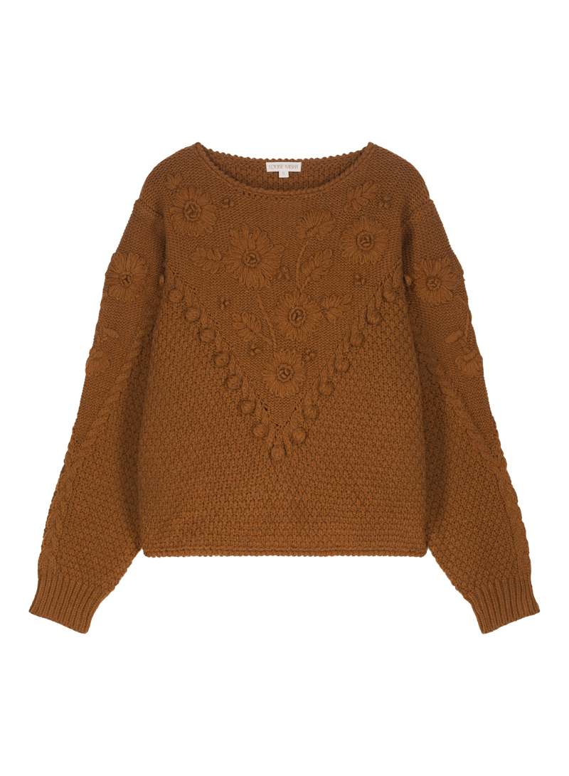 Louise Misha Acai Sweater - brown