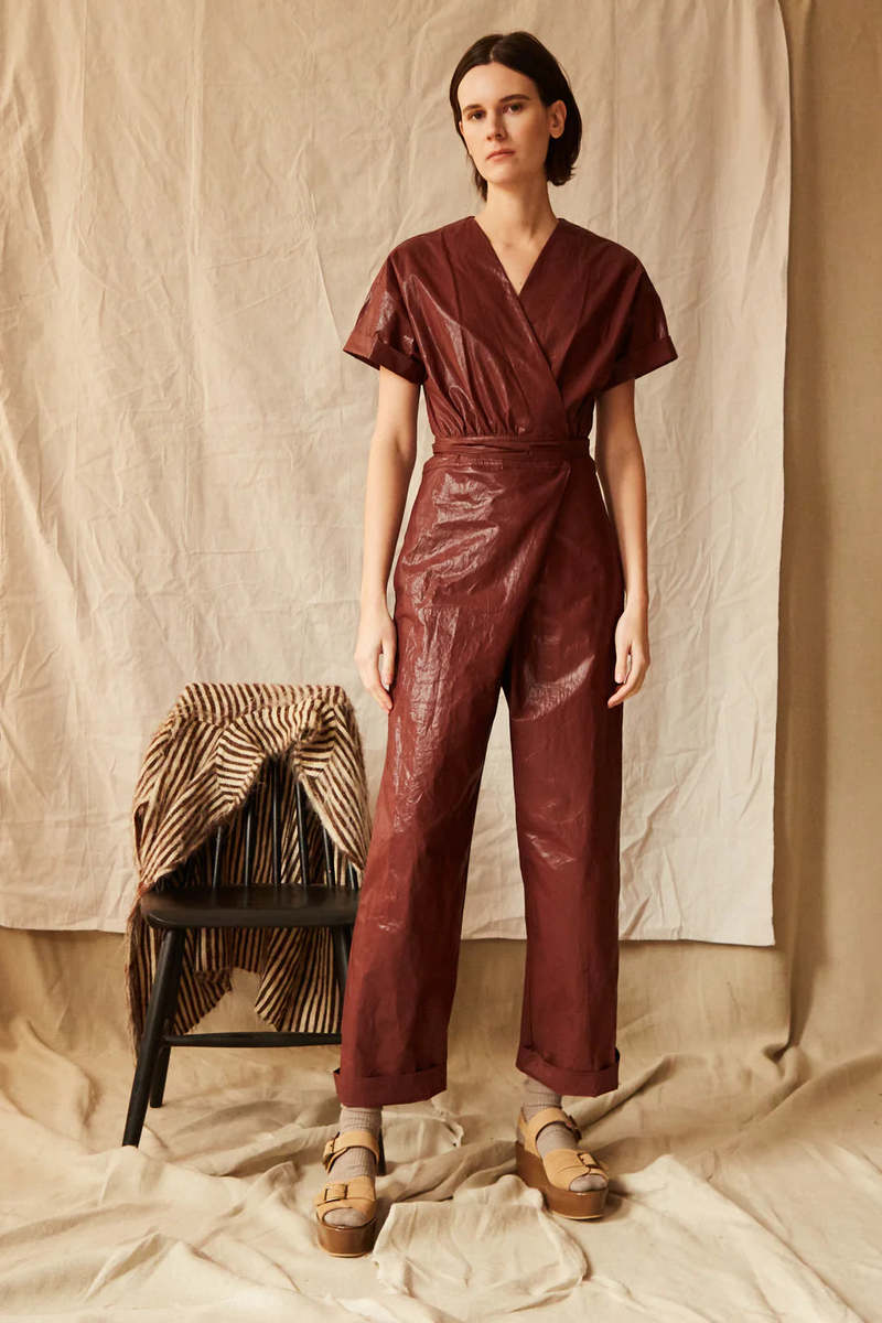 Caron Callahan Odile Jumpsuit - Chocolate