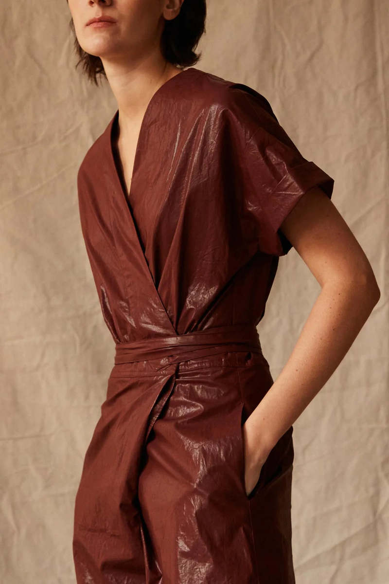 Caron Callahan Odile Jumpsuit - Chocolate
