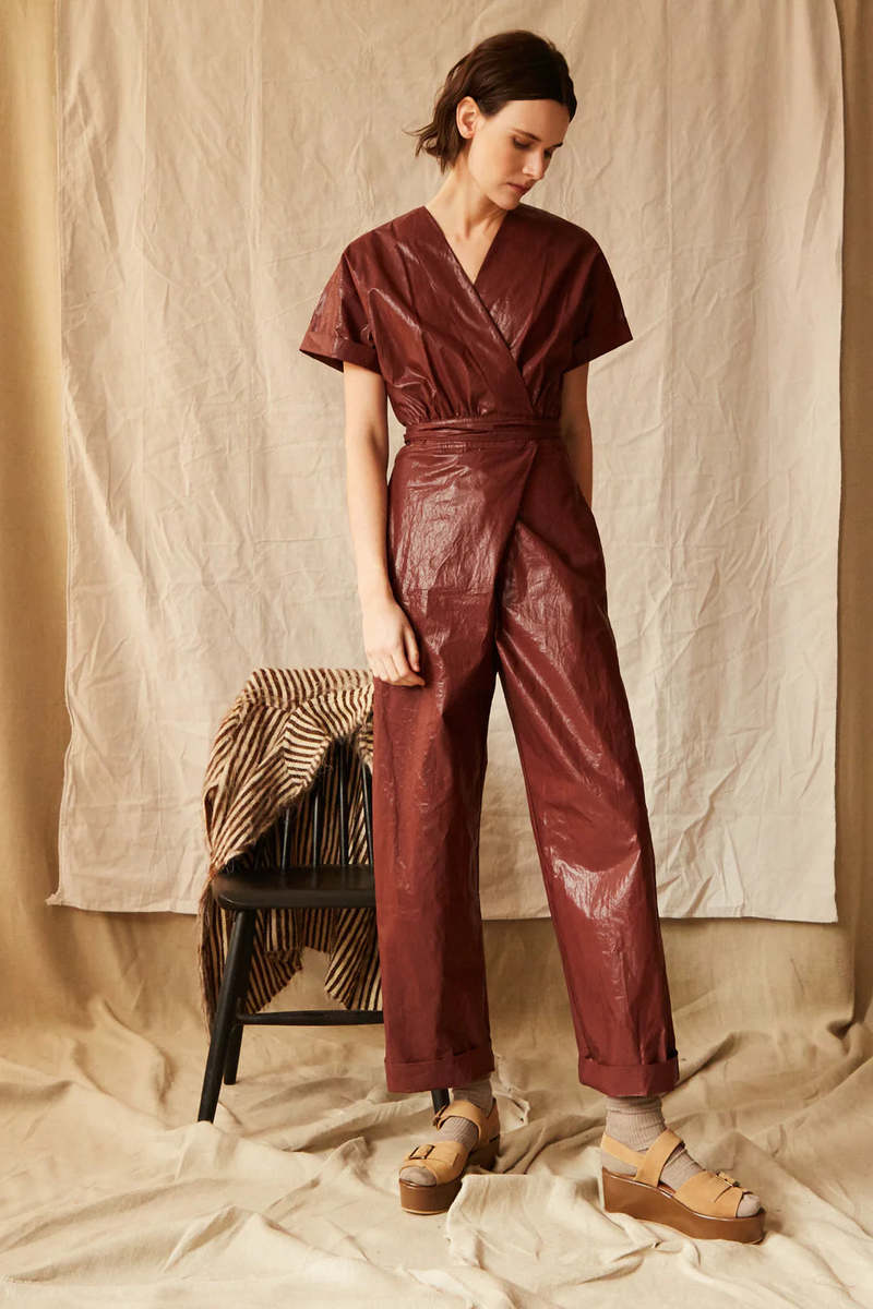 Caron Callahan Odile Jumpsuit - Chocolate
