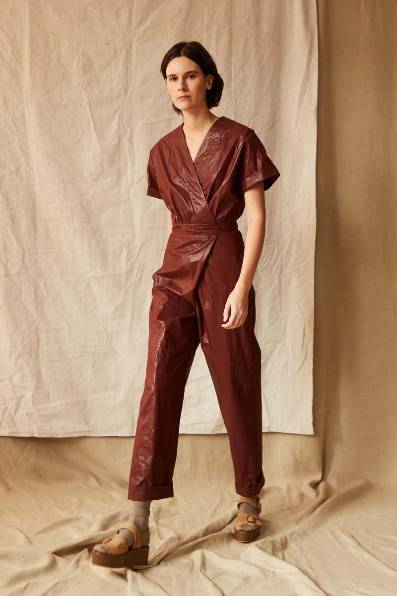 Caron Callahan Odile Jumpsuit - Chocolate
