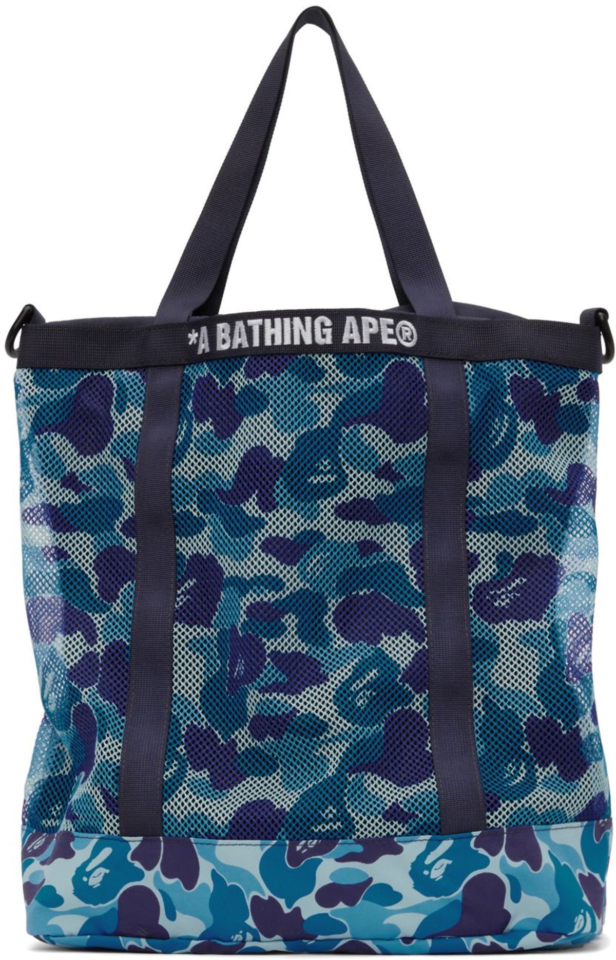 Bape ABC Camo Tote - Blue | Garmentory