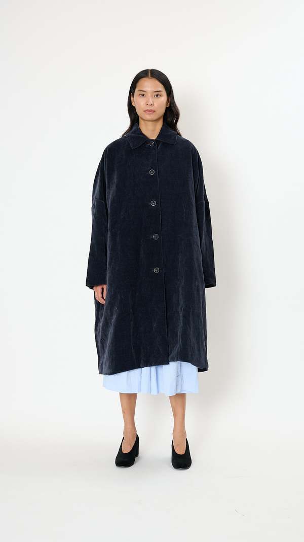 Casey Casey Big Blobby Coat - Navy | Garmentory