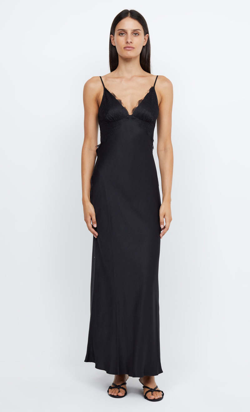 Bec and Bridge - Emery Lace Maxi Dress Ivory/Black