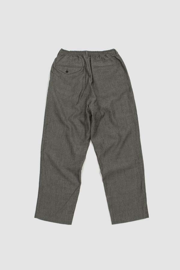 Still By Hand Shetland Wool Pants Grey Garmentory