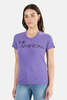 Blue&Cream The Lamptons Crewneck Tee - Purple - Thumbnail 1