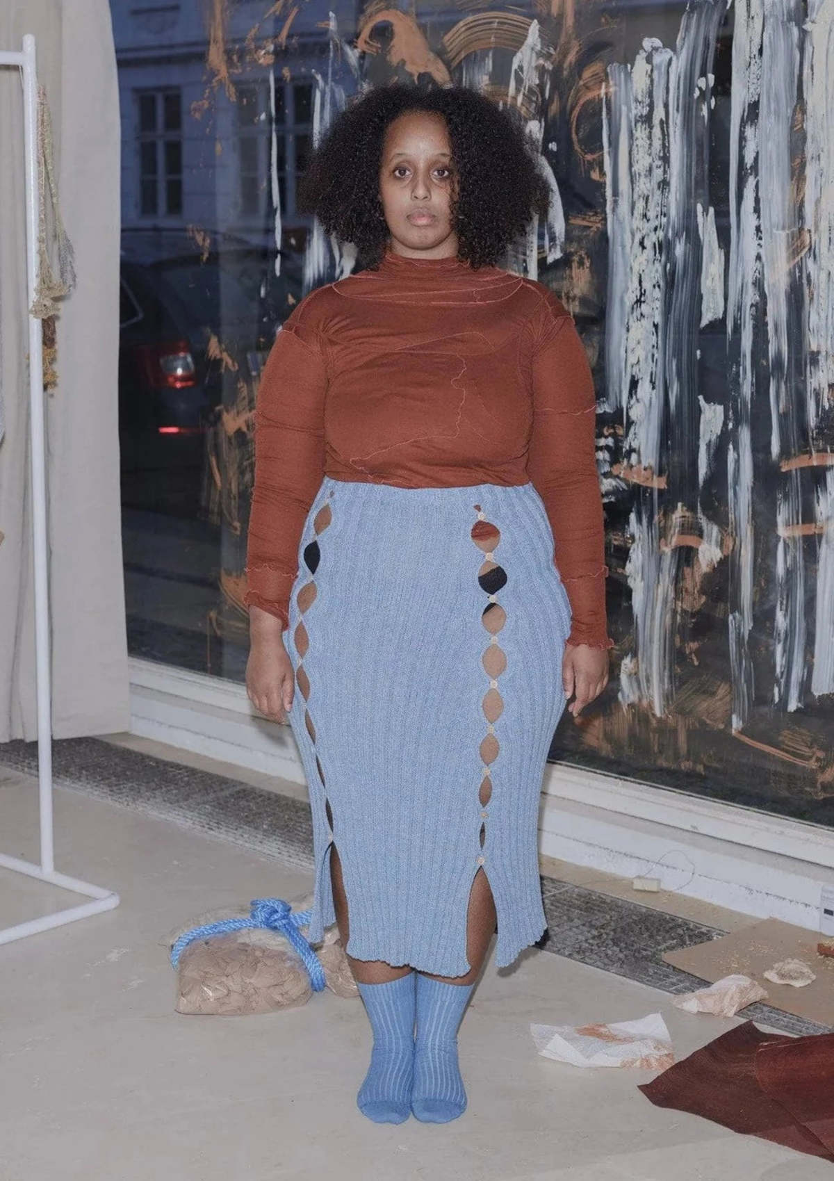 スカート BASERANGE loulou skirt BASERANGE LOULOU SKIRT - VONDOT｜レディースセレクトショップ