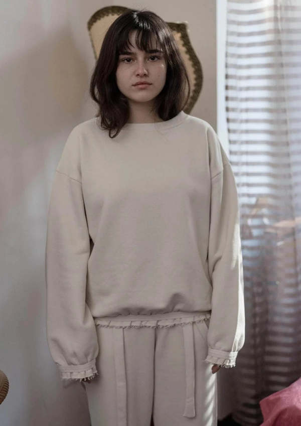 【BASERANGE】ROUTE SWEAT SHIRT Baserange Route Sweatshirt | Garmentory