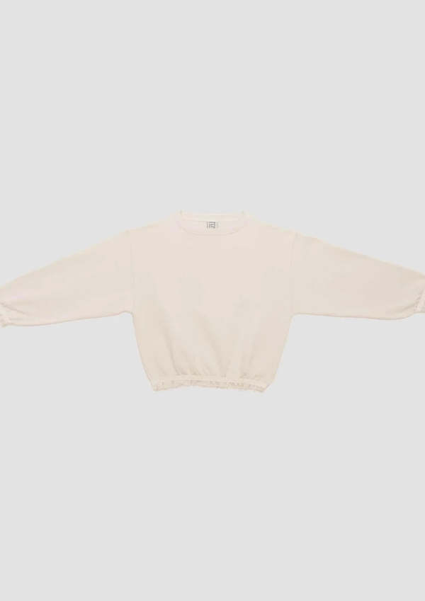 【BASERANGE】ROUTE SWEAT SHIRT Baserange Route Sweatshirt - Undyed | Garmentory