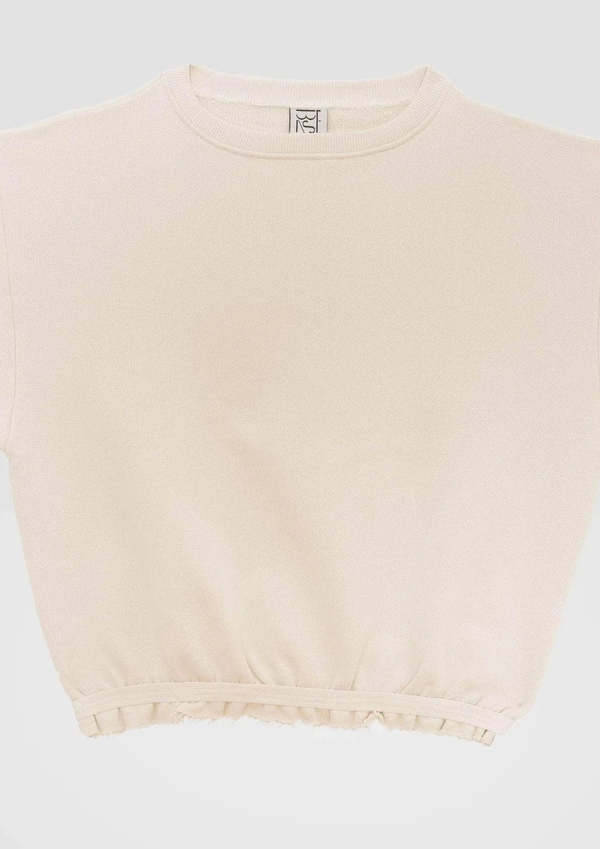 【BASERANGE】ROUTE SWEAT SHIRT Baserange Route Sweatshirt - Undyed | Garmentory