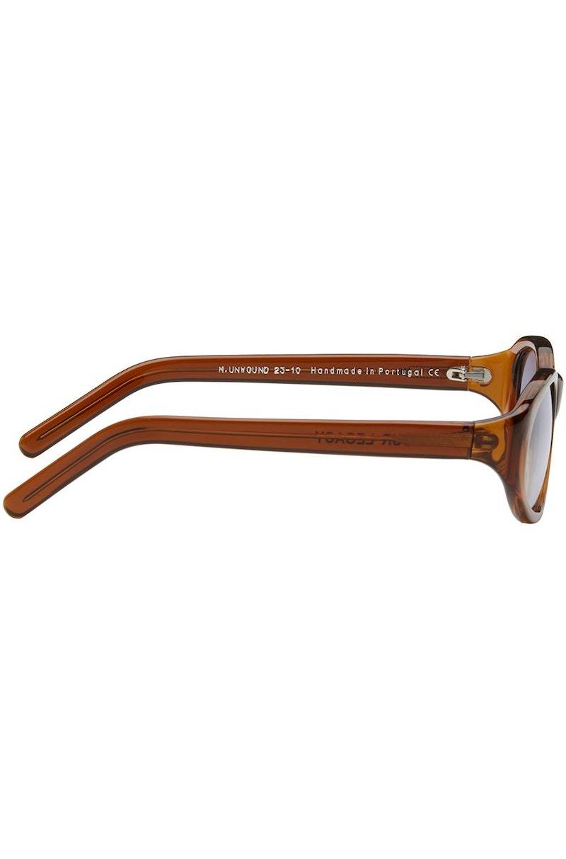 Our Legacy Orange Unwound Sunglasses - Light Treacle | Garmentory