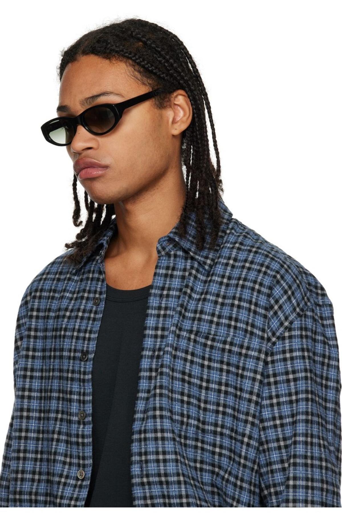 Our Legacy Unwound Sunglasses - Black | Garmentory