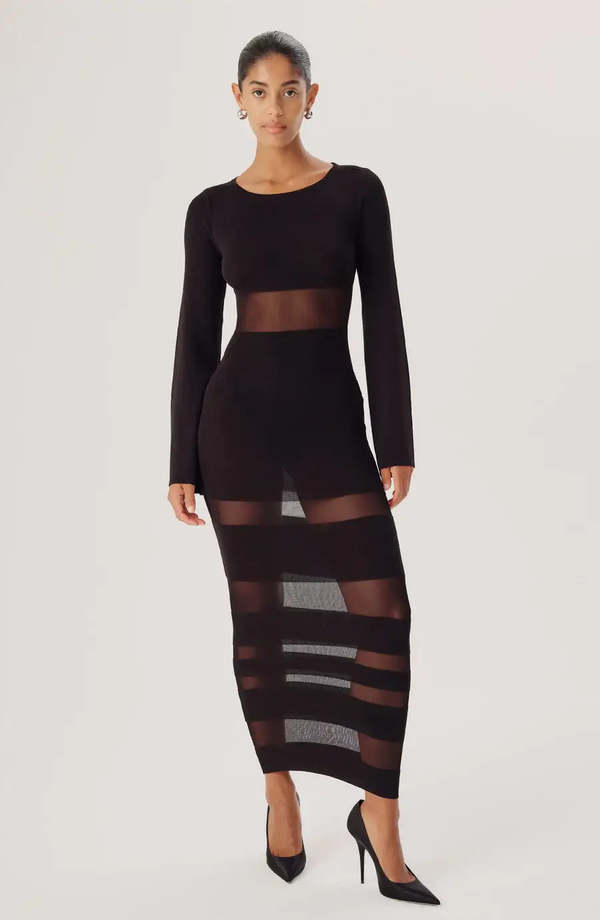 Ronny Kobo Greyson dress - Black | Garmentory