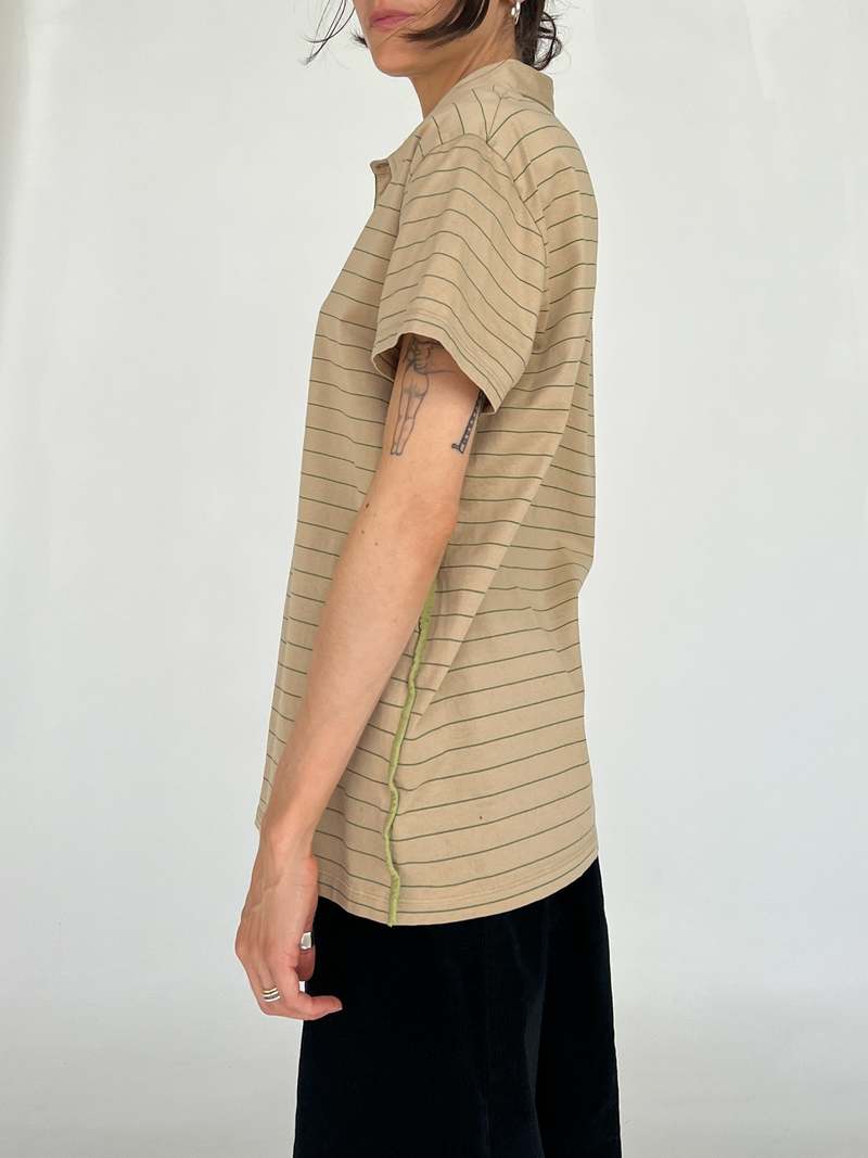 Vintage  Prada Striped Polo XL