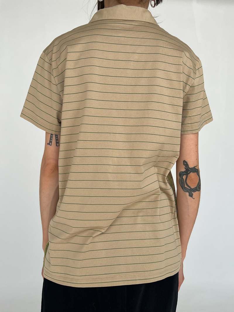 Vintage  Prada Striped Polo XL