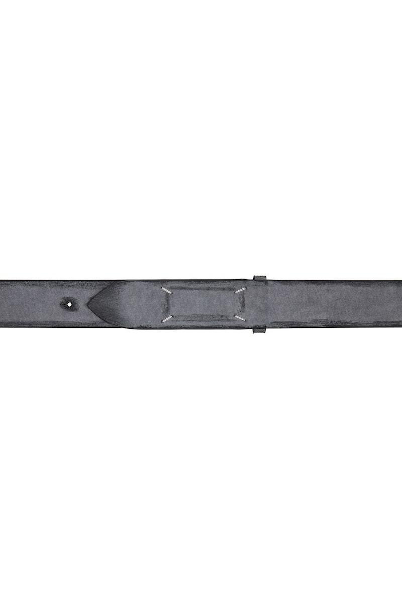 Maison Margiela Four Stitches Belt - Black | Garmentory