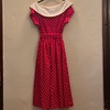 Retro Red Polkadot Cocktail Dress - Thumbnail 7