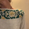 60s Boat Neck Poor Boy Sweater - Thumbnail 5