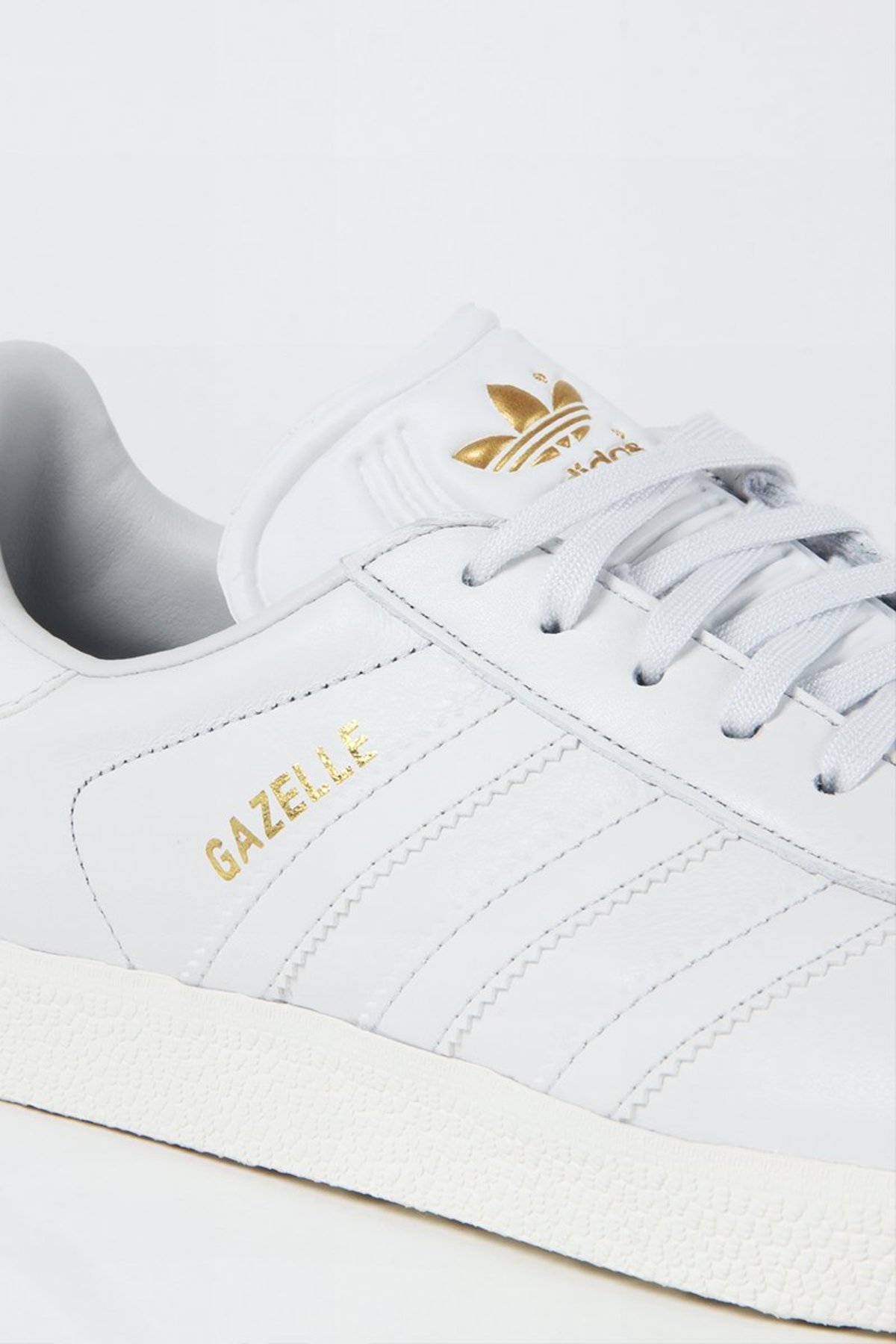 Adidas Originals Gazelle - crystal white/gold | Garmentory